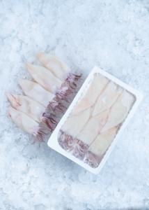 Squid(Loligo) tubes and tentacles, cleaned