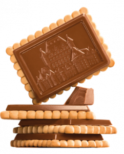 Butter Cookies with Chocolate