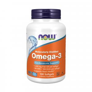 Omega-3, Molecularly Distilled - 100 Softgels