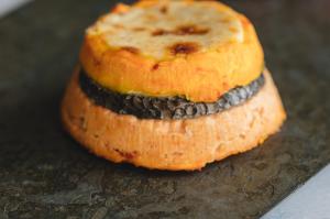 SEABREAM SOUFFLÉ with Tomato-Saffron Mousse