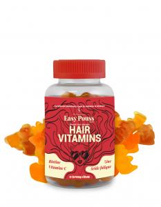 Hair Vitamins – Hair Beauty – Delicious gummies (60 jellybears)