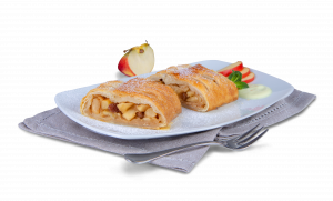 Apple Strudel Slices in puff pastry