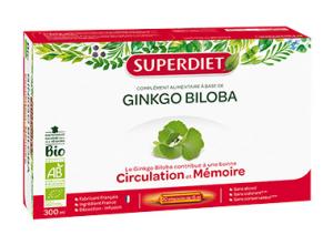SUPERDIET - Ginkgo Biloba - 20 vials x 15ml