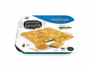 Country pie with greens