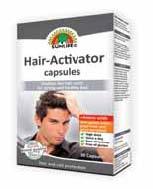 Hair activator capsules