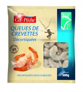 ASC frozen peeled raw shrimps