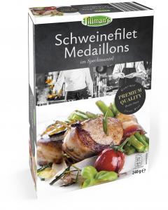 Pork tenderloin medaillons with bacon