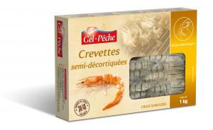 Frozen Body Peeled raw shrimps