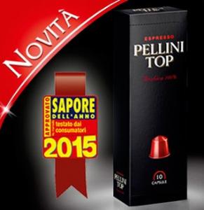 Nespresso compatible: Espresso Pelini Top Coffee Capsules