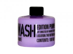 STACKABLE translucent purple PET bottle body wash, 100ml - white - fruity fragrance - 2701421