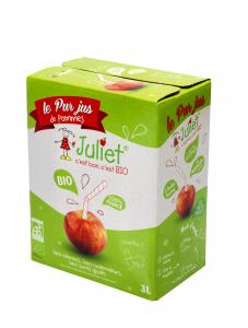 Organic Apple Juice of Juliet BIB 3 L
