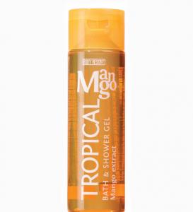 BODY RESORT clear orange PET bottle bath & shower gel, 250 ml - clear - tropical mango fragrance - mango extract - 2703703