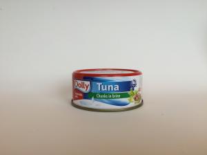Canned tuna solid pack in brine