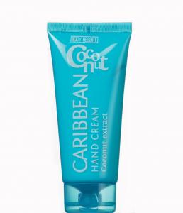 BODY RESORT clear blue tube hand cream, 100 ml - white - caribbean coconut fragrance - coconut extract - 2703721