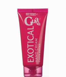 BODY RESORT clear pink tube hand cream, 100 ml - white - exotical guava fragrance - guava extract - 2703724