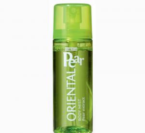BODY RESORT clear lime PET spray bottle body mist, 50 ml - clear - oriental pear fragrance - pear extract - 2703742