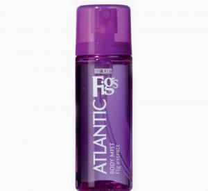 BODY RESORT clear purple PET spray bottle body mist, 50 ml - clear - atlantic figs fragrance - fig extract - 2703745