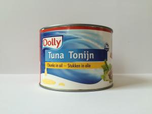 Canned tuna chunks in sunfloweroil