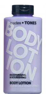 mades • TONES dreamy & lazy body lotion in translucent violet printed bottle, 500ml - chill fragrance - violet extract - 2703910