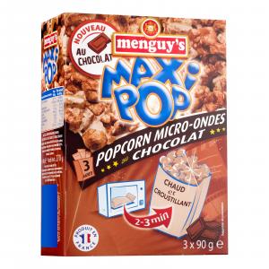 Chocolate-flavored Microwave Popcorn 3 x 90g