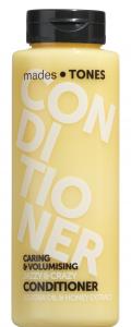 mades • TONES jazzy & crazy volumising conditioner in translucent yellow printed bottle, 300ml - sparkling fragrance - honey extract - 2703916