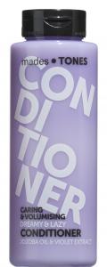 mades • TONES dreamy & lazy volumising conditioner in translucent violet printed bottle, 300ml - chill fragrance - violet extract - 2703920
