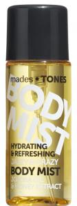 mades • TONES jazzy & crazy body mist in transparent yellow printed bottle, 50ml - sparkling fragrance - honey extract - 2703921