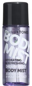 mades • TONES dreamy & lazy body mist in transparent violet printed bottle, 50ml - chill fragrance - violet extract - 2703925