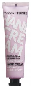 mades • TONES groovy & dandy hand cream in translucent purple printed tube, 65ml - authentic fragrance - cocoa extract - 2703929