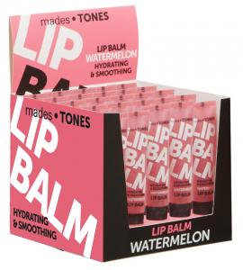 mades • TONES cheeky & flirty lip balm in translucent pink printed tube, 15ml - watermelon flavour - 2703933