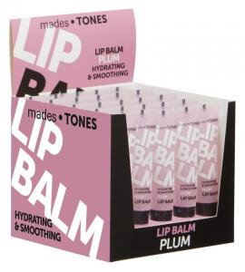 mades • TONES groovy & dandy lip balm in translucent purple printed tube, 15ml - plum flavour - 2703934