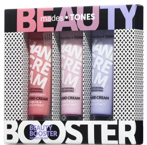 mades • TONES beauty booster gift set – 3x hand cream pink/purple/violet - 2703943