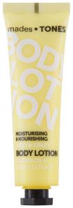 mades • TONES jazzy & crazy body lotion in translucent yellow printed tube, 65ml - sparkling fragrance - honey extract - 2703949