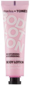 mades • TONES groovy & dandy body lotion in translucent purple printed tube, 65ml - authentic fragrance - cocoa extract - 2703952