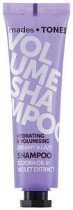 mades • TONES dreamy & lazy shampoo in translucent violet printed tube, 65ml - chill fragrance - violet extract - 2703958