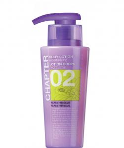 CHAPTER 02 clear violet bottle - body lotion, 400 ml - white - açai & hibiscus fragrance - 2705007