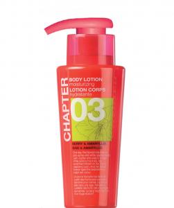 CHAPTER 03 clear red bottle - body lotion, 400 ml - white - berry & amaryllis fragrance - 2705008