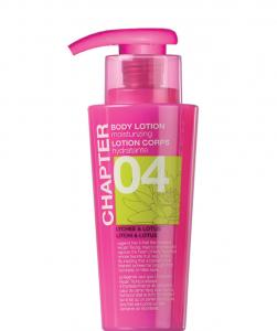 CHAPTER 04 clear pink bottle - body lotion, 400 ml - white - lychee & lotus fragrance - 2705009