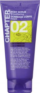 CHAPTER 02 clear violet tube - body sugar scrub 250g - white - açai & hibiscus fragrance - 2705017