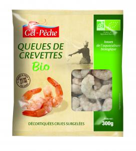 Organic Frozen raw Peeled shrimps