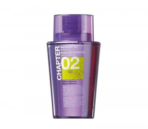 CHAPTER 02 clear violet bottle - massage oil, 100ml - clear - açai & hibiscus fragrance - 2705032