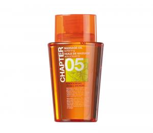 CHAPTER 05 clear orange bottle - massage oil, 100ml - clear - peach & orchid fragrance - 2705035