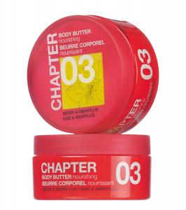 CHAPTER 03 clear red jar - body butter, 200 ml - white - berry & amaryllis fragrance - 2705038