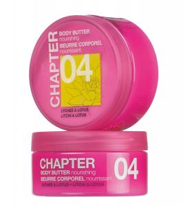 CHAPTER 04 clear pink jar - body butter, 200 ml - white - lychee & lotus fragrance - 2705039