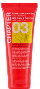 CHAPTER 03 clear red tube - bath & shower gel, 100ml - clear - berry & amaryllis fragrance - 2705088