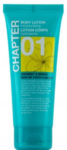 CHAPTER 01 clear turquoise tube - body lotion, 100ml - white - coconut & monoi fragrance - 2705091