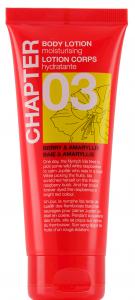 CHAPTER 03 clear red tube - body lotion, 100ml - white - berry & amaryllis fragrance - 2705093