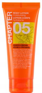 CHAPTER 05 clear orange tube - body lotion, 100ml - white - peach & orchid fragrance - 2705095