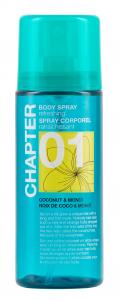 CHAPTER 01 clear turquoise bottle - body spray, 50ml - clear - coconut & monoi fragrance - 2705101