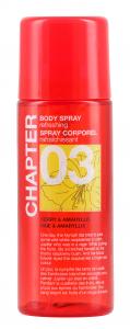 CHAPTER 03 clear red bottle - body spray, 50ml - clear - berry & amaryllis fragrance - 2705103